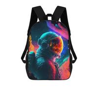 sinyumoney Space Explorer Cosmic Dreamscape Sac À Dos Scolaire Imprimé En 3D Pour Enfants, Sac À Dos De Voyage Tendance Et Décontracté Pour Écoliers 17inch