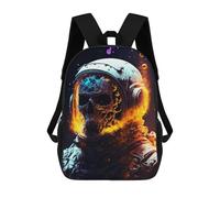 sinyumoney Space Explorer Fiery Helmet Sac À Dos Imprimé 3D Pour Enfants, Sac À Dos Léger Pour Écoliers Et Écoliers, Sac À Goûter Pour La Crèche 17inch
