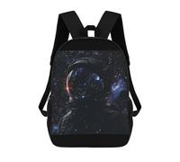 sinyumoney Space Explorer Helmet Art Sac À Dos Scolaire Pour Enfants, Imprimé En 3D, Pour Garçons, Élèves Du Primaire Et Du Collège 17inch