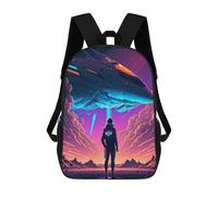 sinyumoney Space Explorer's Dawn Sacs À Dos Imprimés En 3D Pour Enfants, Sacs D'école Tendance Pour Garçons, Élèves Du Primaire Et Du Collège 17inch