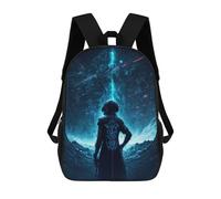 sinyumoney Space Explorer's Journey -3 Sacs À Dos, Sac À Dos Enfant, Sac D'école, Sac À Dos De Voyage Imprimé En 3D, Accessoire De Mode, Sac À Dos Imperméable Pour Enfants 17inch