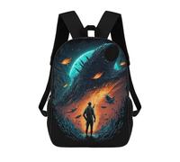 sinyumoney Space Explorer's Journey -7 Sac À Dos, Cartable Imprimé En 3D, Sac À Goûter, Sac À Dos De Voyage, Sac À Dos Entre Amis, Sac À Dos Scolaire Pour Filles Et Garçons 17inch