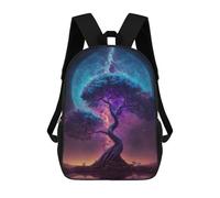 sinyumoney Space Fantasy Landscape Sacs À Dos Pour Enfants, Cartables Imprimés En 3D, Sacs À Dos Pour Élèves Du Primaire Et Du Collège (garçons Et Filles) 17inch