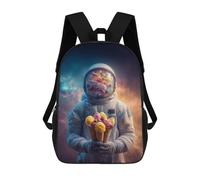 sinyumoney Space Ice Cream Adventure Sac À Dos Scolaire Pour Enfants, Imprimé En 3D, Pour Garçons, Élèves Du Primaire Et Du Collège 17inch
