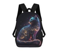 sinyumoney Space Is Wild Cat Galaxies Sac À Dos Pour Enfants, Impression 3D, Sac D'école Pour Garçons Et Filles, Sac À Dos Tendance Et Décontracté Pour Écoliers 17inch