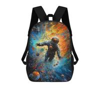 sinyumoney Space Odyssey Astronaut Painting Sac À Dos Imprimé Pour Enfants, Sac D'école, Sac De Voyage Pour Adultes Et Enfants 17inch