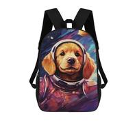 sinyumoney Space Pup Adventure -39 Sacs À Dos Pour Enfants 17inch Sac À Dos Scolaire, Sac D'école Imprimé En 3D Pour Garçons, Élèves Du Primaire Et Du Collège