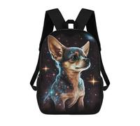 sinyumoney Space Pup Cosmic Canine Art Print Sacs À Dos Décontractés Pour Enfants, Sacs D'école Pour Adolescents, Filles Et Garçons, Sacs À Dos Pour Livres 17inch