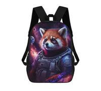 sinyumoney Space Red Panda Explorer Sacs À Dos Pour Enfants, Sac À Dos Scolaire Imprimé En 3D Pour Enfants, Sac À Dos De Voyage, Sac À Livres Pour Enfants 17inch Sac D'école
