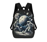 sinyumoney Space Soccer Adventure Sac À Dos Enfant, Cartable, Sacs À Dos Scolaires Imprimés En 3D Pour Élèves Du Primaire Et Du Collège, Cadeau D'anniversaire Pour Adolescents 17inch