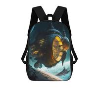 sinyumoney Space Station Odyssey -1 Sacs À Dos Imprimés En 3D Pour Enfants, Sacs D'école Tendance Pour Garçons, Sacs De Voyage, Sacs Scolaires Pour Élèves Du Primaire 17inch