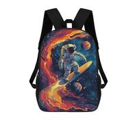 sinyumoney Space Surfing Adventure Sacs À Dos Scolaires Pour Garçons Et Filles, Sacs À Dos Décontractés Pour Le Sport, Sacs À Dos De Grande Capacité Pour L'école Primaire 17inch