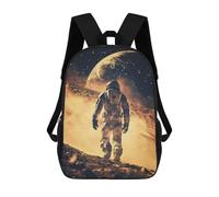 sinyumoney Space Walk Sac À Dos Imprimé En 3D Pour Enfants, Sac D'école Grande Capacité, Sac De Voyage, Sac À Livres, Sac À Dos Scolaire Pour Enfants 17inch