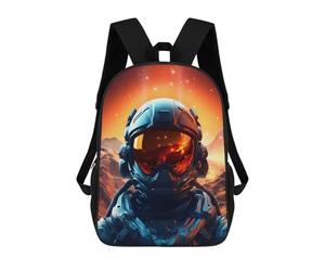 sinyumoney Spaceman Abstract Deco Sac À Dos Scolaire Pour Enfants Imprimé En 3D, Idéal Pour Les Voyages Et Les Lectures, Pour Les Garçons Et Les Élèves Du Primaire 17inch