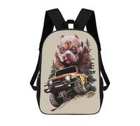sinyumoney Spike Off Road Adventure Sacs À Dos Pour Enfants, Sac À Dos Scolaire, Sac À Dos Imprimé En 3D Pour Enfants, Sac À Dos De Voyage, Sac À Livres, Sac D'école Pour Enfants 17inch