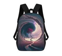 sinyumoney Spiral Path to The Tree of Dreams Sacs À Dos Imprimés En 3D Pour Enfants, Sacs D'école Tendance Pour Garçons, Sacs De Voyage, Sacs Scolaires Pour Élèves Du Primaire 17inch