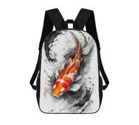 sinyumoney Splash of Koi Fish Sacs À Dos Décontractés Pour Enfants, Sacs D'école Pour Adolescents, Filles Et Garçons, Sacs À Dos Pour Livres 17inch