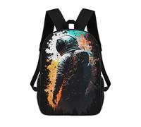 sinyumoney Splatter Astronomy Sac À Dos Scolaire Pour Filles Et Garçons, Avec Poche, Sac À Dos Tendance Pour Enfants 17inch