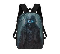 sinyumoney Spooky Forest Spirit Sac À Dos Enfant, Sac D'école, Sac À Dos Imprimé 3D Avec Motif De Dessin Animé, Grande Capacité, Pour Garçons Et Filles 17inch