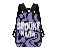 sinyumoney Spooky Mama Halloween Sacs À Dos Pour Enfants, Cartables, Sacs À Dos Scolaires Imprimés En 3D, Sacs À Dos De Voyage Tendance Pour Enfants (primaire, Collège) 17inch