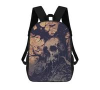 sinyumoney Spooky Skull Halloween Sacs À Dos Pour Enfants, Cartables Imprimés En 3D, Sacs À Dos Pour Élèves Du Primaire Et Du Collège (garçons Et Filles) 17inch