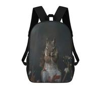 sinyumoney Squirrel Hiding in The Woods Sac À Dos Scolaire Enfant Tendance Et Décontracté, Sac À Dos Imprimé En 3D Pour Garçon, Grand Sac À Dos 17inch