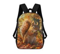 sinyumoney Squirrels Harvest Sac À Dos Enfant Imprimé En 3D, Sac D'école Pour Garçons, Sac À Dos Cool Et Décontracté, Sac À Dos Amusant Pour Enfants Et Adolescents 17inch