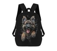 sinyumoney Staffordshire Bull Terrier Sac à dos décontracté pour filles garçons lycéens adolescents sac à dos homme femme voyage ordinateur portable sac à dos collège, Elkhound norvégien, 17"