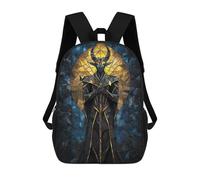 sinyumoney Stained Glass Demon Sacs À Dos Pour Enfants, Cartables Imprimés En 3D, Sacs À Dos Pour Élèves Du Primaire Et Du Collège (garçons Et Filles) 17inch