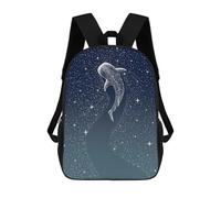 sinyumoney Star Eater Turquoise GRAD Sac À Dos Scolaire Enfant Tendance Et Décontracté, Sac À Dos Imprimé En 3D Pour Garçon, Grand Sac À Dos 17inch