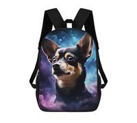 sinyumoney Starry Night Chihuahua Sac À Dos Scolaire Imprimé En 3D Pour Garçons Et Filles, Sac À Dos Pour Enfants, Sac De Voyage 17inch