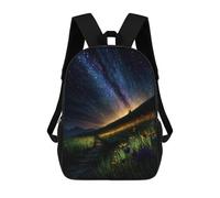 sinyumoney Starry Night Pathway Sac À Dos Imprimé 3D Pour Enfants, Sac À Dos Léger Pour Écoliers Et Écoliers, Sac À Goûter Pour La Crèche 17inch