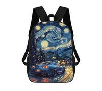 sinyumoney Starry Night R35 Sac À Dos Scolaire, Sac À Dos Pour Garçons Et Adolescents, Cadeau, Sac À Dos Imprimé En 3D, Sac À Dos Scolaire, Sac À Livres 17inch