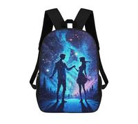sinyumoney Starry Night Romance -2 Sac À Dos Enfant, Cartable, Sacs À Dos Scolaires Imprimés En 3D Pour Élèves Du Primaire Et Du Collège, Cadeau D'anniversaire Pour Adolescents 17inch