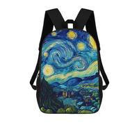 sinyumoney Starry Night Sky Painting Sacs À Dos Décontractés Pour Enfants, Sacs D'école Pour Adolescents, Filles Et Garçons, Sacs À Dos Pour Livres 17inch