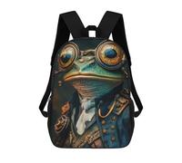 sinyumoney Steampunk Frog Sacs À Dos Pour Enfants, Sac D'école Imprimé En 3D, Cartable Pour Enfants, Sac De Voyage, Sac À Dos Garçon Fille, Sac D'école Pour Enfants 17inch