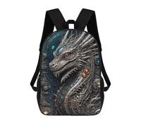 sinyumoney Steampunk Galactic Dragon Sac À Dos Avec Poche, Sacs À Dos Imprimés En 3D, Sacs De Voyage, Sacs À Livres, Sacs D'école Pour Enfants 17inch