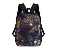 sinyumoney Steampunk Leopard Head Sac À Dos Imprimé 3D Pour Enfants, Sac À Dos Léger Pour Écoliers Et Écoliers, Sac À Goûter Pour La Crèche 17inch