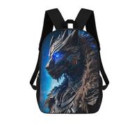 sinyumoney Steampunk Wolf Armor Sac À Dos Scolaire Pour Enfants, Imprimé En 3D, Sac À Dos Tendance Pour Garçons, Élèves Du Primaire Et Du Collège 17inch