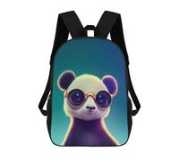 sinyumoney Stylish Panda Portrait -1 Sac À Dos Scolaire Pour Enfants Imprimé En 3D, Idéal Pour Les Voyages Et Les Lectures, Pour Les Garçons Et Les Élèves Du Primaire 17inch