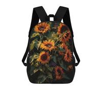 sinyumoney Sunflower Bouquet Sac À Dos Scolaire Imprimé En 3D Pour Garçons Et Filles, Sac À Dos Pour Enfants, Sac De Voyage 17inch