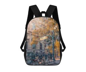 sinyumoney Sunlight In Paris Sacs À Dos Pour Enfants, Sac D'école Imprimé En 3D, Cartable Pour Enfants, Sac De Voyage, Sac À Dos Garçon Fille, Sac D'école Pour Enfants 17inch