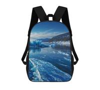 sinyumoney Sunlit on Lake Baikal P2 Sacs À Dos Scolaires Pour Enfants, Cartables Imprimés En 3D, Sacs D'école Tendance Pour Garçons, Élèves Du Primaire Et Du Collège 17inch