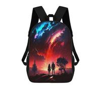 sinyumoney Sunset Galaxy Landscape Sac À Dos Pour Enfants, Impression 3D, Sac D'école Pour Garçons Et Filles, Sac À Dos Tendance Et Décontracté Pour Écoliers 17inch