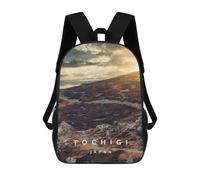 sinyumoney Sunset on Tochigi Area Sacs À Dos Imprimés En 3D Pour Enfants 17inch Sacs À Dos Tendance Et Décontractés Pour La Journée, Sacs De Voyage, Sacs À Dos D'extérieur Pour Garçons Et Filles