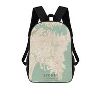 sinyumoney Sydney Australia Sacs À Dos Scolaires Pour Enfants, Sac D'école Imprimé En 3D Pour Garçons, Élèves Du Primaire Et Du Collège 17inch