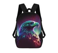 sinyumoney Synthwave Eagle Sac À Dos Pour Enfants, Impression 3D, Sac D'école Pour Garçons Et Filles, Sac À Dos Tendance Et Décontracté Pour Écoliers 17inch