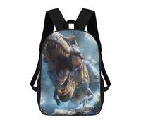 sinyumoney T-Rex Roaring Sac À Dos Scolaire Imprimé En 3D, Sac À Dos Décontracté Pour Enfants, Sac D'école Imprimé En 3D Pour Garçons, Primaire Et Collège 17inch