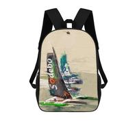 sinyumoney Taking The Lead Sac À Dos Avec Poche, Sacs À Dos Imprimés En 3D, Sacs De Voyage, Sacs À Livres, Sacs D'école Pour Enfants 17inch