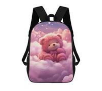 sinyumoney Teddy Bear Dreamscape Sac À Dos Enfant Fille 3D, Sac D'école, Sac À Dos Pour Tout-petits, Sac À Dos Décontracté, Sac À Livres Tendance 17inch